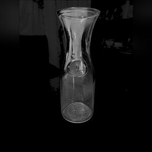 Vintage 1/2 Liter Libbey of Canada Glass Milk Bottle/Carafe